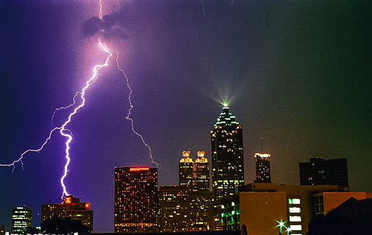 Atlanta Summertime Lightshow 11X14 (Signed)